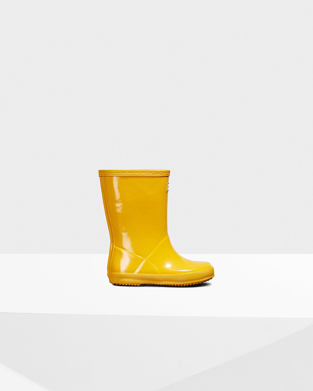 Botas De Agua Hunter Niños Original First Classic Gloss - Amarillo - Argentina 5870NAUSH